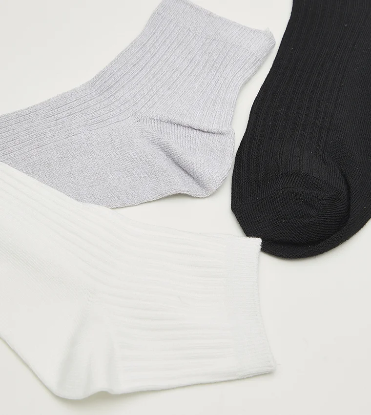 ALDO  DRILIVETH Pack of 3 Crew Socks for Women | Best Price UAE